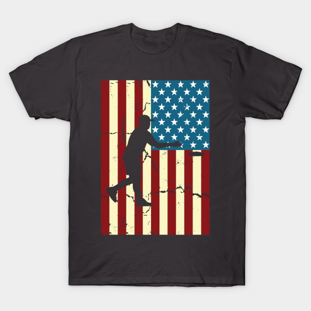 Disc Golf USA T-Shirt by Striking Metal Disc Golf